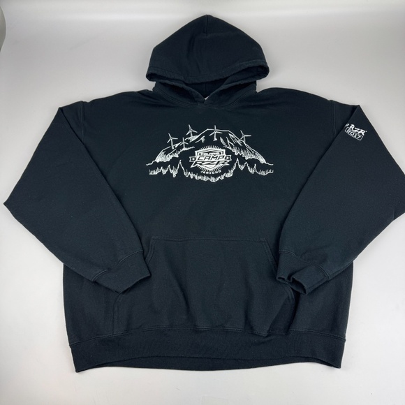 POLARIS Camp RZR Jericho 2017 Mens Size M Hoodie Sweatshirt Black - Picture 1 of 9